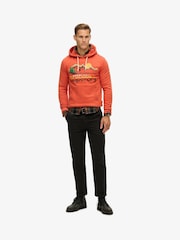 Naranja óxido marga - Sudadera con capucha clásica con diseño gráfico Great Outdoors de Superdry - Imagen 2 de 5
