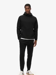 Superdry Black Tech Logo Loose Hoodie - Image 4 of 7