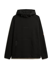 Superdry Black Tech Logo Loose Hoodie - Image 7 of 7