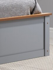 Birlea Stone Grey Austin Ottoman Bed with Nebula Mattress - Image 5 of 8