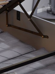 Birlea Stone Grey Austin Ottoman Bed with Nebula Mattress - Image 7 of 8