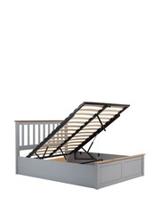 Birlea Stone Grey Austin Ottoman Bed with Nebula Mattress - Image 8 of 8