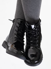 Toezone Susie Patent Magical Unicorn Patent Boots - Image 6 of 6