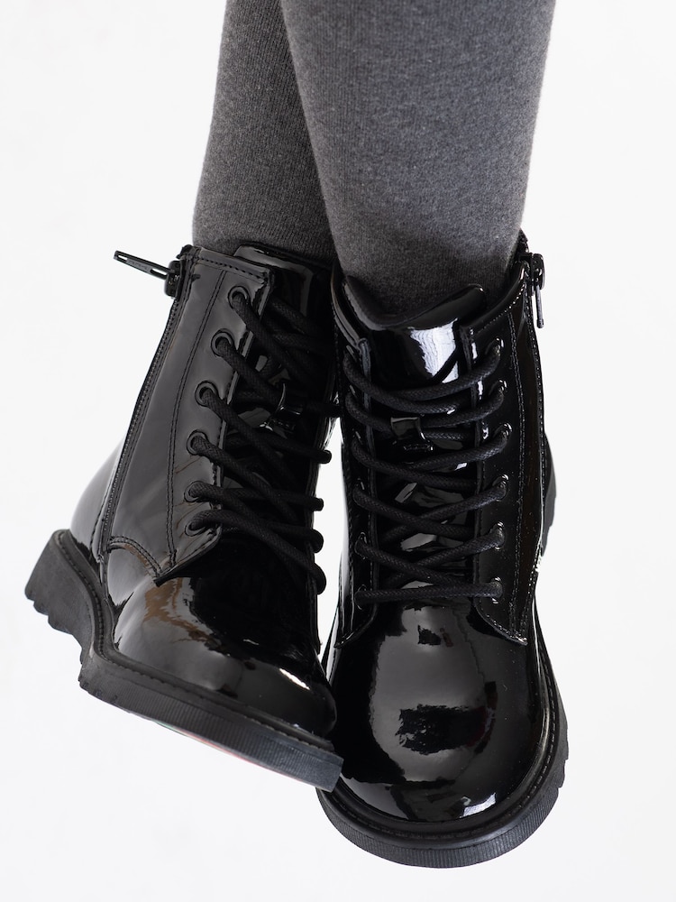Toezone Susie Patent Magical Unicorn Patent Boots - Image 6 of 6