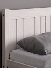 Birlea White Rio Bed with Air Mattress - Image 2 of 5