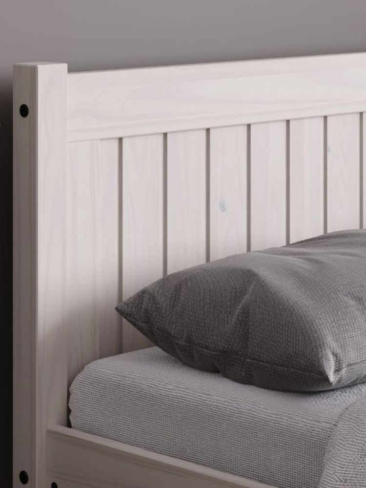 Birlea White Rio Bed with Air Mattress - Image 2 of 5