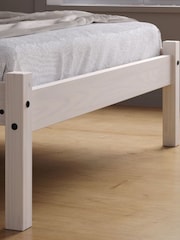 Birlea White Rio Bed with Air Mattress - Image 3 of 5