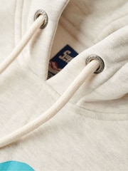 Superdry McQueen Marl CL Great Outdoors Graphic Hoodie - Image 5 of 6