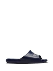Nike Navy/White Victori One Sliders - Image 1 of 1