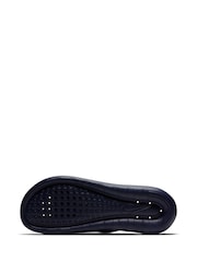 Nike Navy/White Victori One Sliders - Image 5 of 6