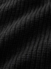 Schwarz - Fischer-Tanktop aus Rippstrick - Bild 6 von 6