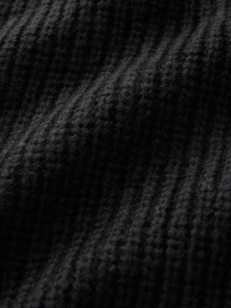 Schwarz - Fischer-Tanktop aus Rippstrick - Bild 6 von 6