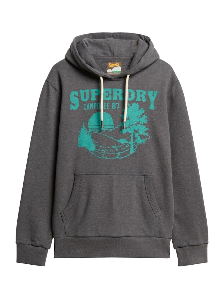Granitgrau melliert - Superdry – Hoodie mit Lo-Fi-Outdoor-Grafik - Bild 10 von 10 Granitgrau melliert - Superdry – Hoodie mit Lo-Fi-Outdoor-Grafik - Bild 10 von 10