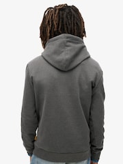 Superdry Granite Grey Marl Lo-Fi Outdoor Graphic Hoodie - Image 2 of 5