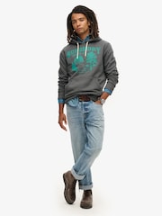 Granitgrau melliert - Superdry – Hoodie mit Lo-Fi-Outdoor-Grafik - Bild 6 von 10
