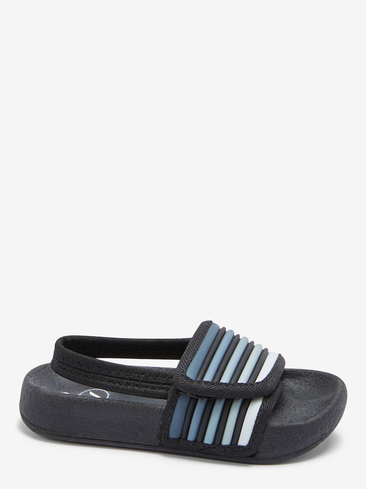 Black Touch Fastening Stripe Sliders - Image 2 of 11