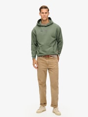 Superdry Laurel Khaki Luxury Sport Loose Hoodie - Image 2 of 6