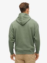 Superdry Laurel Khaki Luxury Sport Loose Hoodie - Image 3 of 6