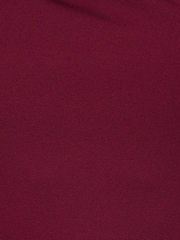 Adrianna Papell Red Petite Drape Neck Sheath Midi Dress - Image 6 of 6