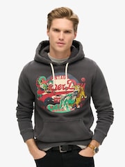 Superdry Blackboard Tokyo Vintage Logo Hoodie - Image 1 of 5