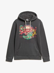 Superdry Blackboard Tokyo Vintage Logo Hoodie - Image 4 of 5