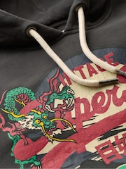 Superdry Blackboard Tokyo Vintage Logo Hoodie - Image 5 of 5
