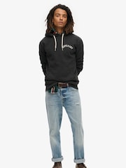 Superdry Black Tattoo Graphic Hoodie - Image 4 of 4