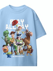 Rags & Rascals Blue Disney Toy Story Play All Day T-Shirt - Image 2 of 3