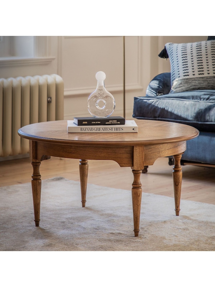 Gallery Home Natural Kami Round Coffee Table - Image 1 of 3