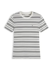 Czarny - Tommy Hilfiger Slim Crew Neck T-Shirt - Obraz 5 z 5
