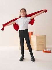 Black Longer Length School Skinny Stretch Trousers (3-18yrs) - Image 2 of 8