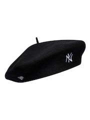 New Era Black Wool Script New York Yankees Beret - Image 3 of 5