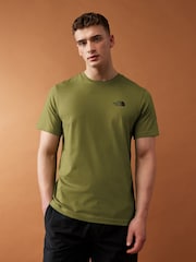 The North Face Light Green Mens Simple Dome T-Shirt - Image 1 of 4