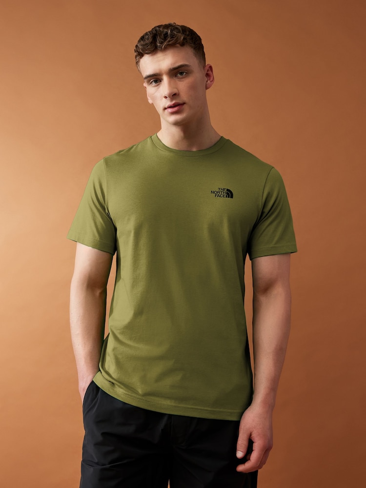 The North Face Light Green Mens Simple Dome T-Shirt - Image 1 of 4