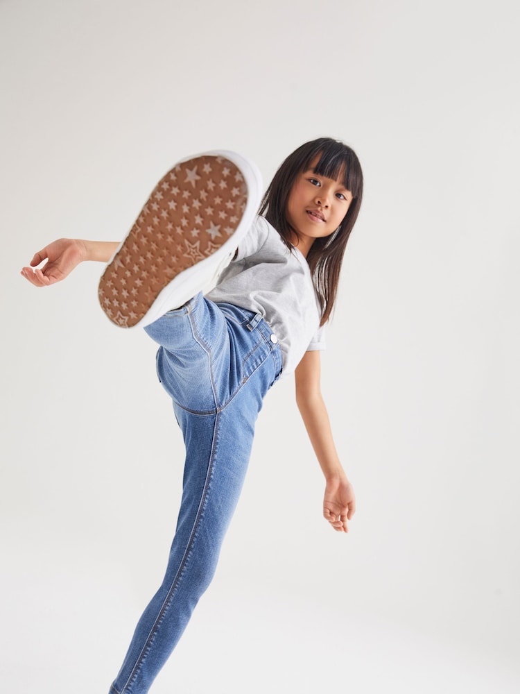 Mid Blue Denim Regular Length Jeggings (3-16yrs) - Image 3 of 3 Mid Blue Denim Regular Length Jeggings (3-16yrs) - Image 3 of 3