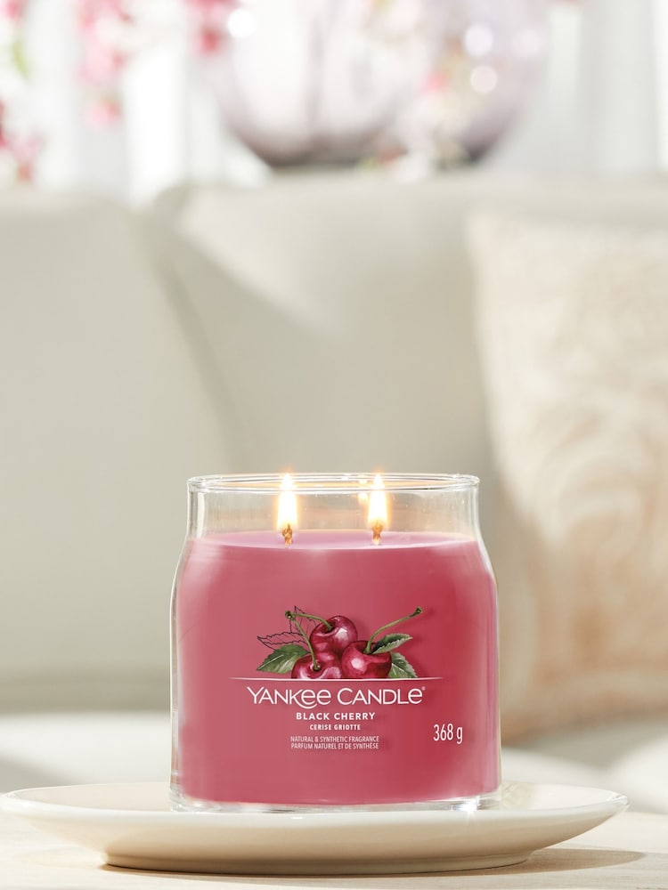 Yankee Candle Red Signature Medium Jar Cherry Scented Candle - Image 1 of 3