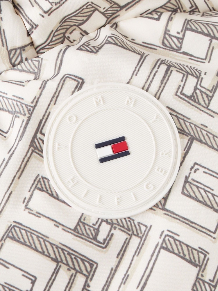 Tommy Hilfiger New York Steppjacke mit abstraktem Logoprint, Weiß - Bild 11 von 11