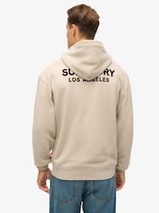Superdry Chateau Grey Luxury Sport Loose Hoodie - Image 2 of 6