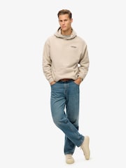 Superdry Chateau Grey Luxury Sport Loose Hoodie - Image 4 of 6