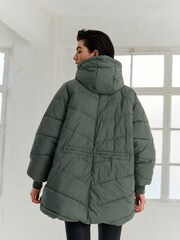 Salbeigrün - Leichte, wattierte Jacke - Bild 3 von 7