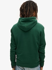 Superdry Green Marl Lo-Fi Outdoor Graphic Hoodie - Image 2 of 5