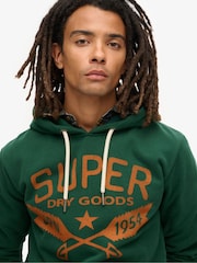 Grün meliert - Superdry – Hoodie mit Lo-Fi-Outdoor-Grafik - Bild 6 von 10