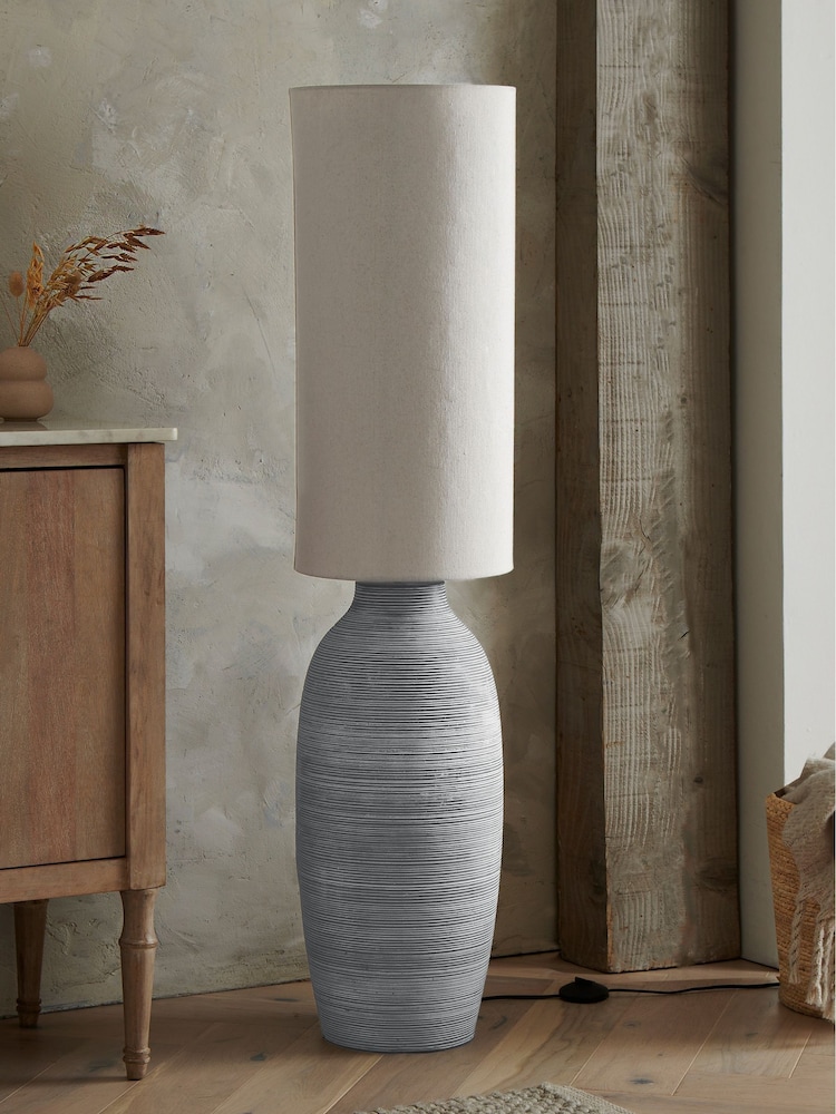 Grey Fairford Floor Lamp - Image 2 of 11