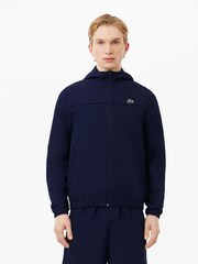 Lacoste Blue Zip Through Training Jacket - Image 1 of 8