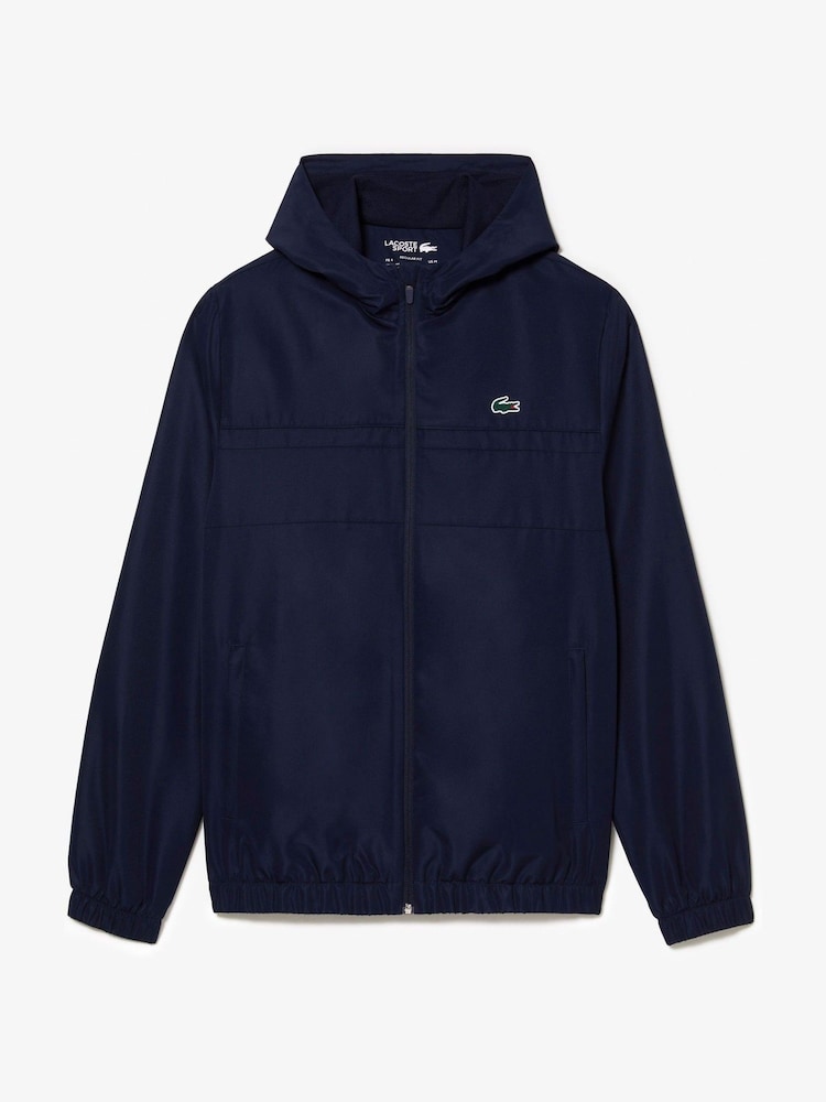 Lacoste Blue Zip Through Training Jacket - Image 5 of 8