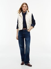 Cream - Tommy Hilfiger Flag Down Lightweight Quilted Gilet - Bild 3 von 5