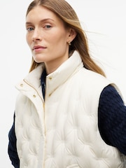Cream - Tommy Hilfiger Flag Down Lightweight Quilted Gilet - Bild 4 von 5