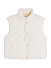 Cream - Tommy Hilfiger Flag Down Lightweight Quilted Gilet - Bild 5 von 5