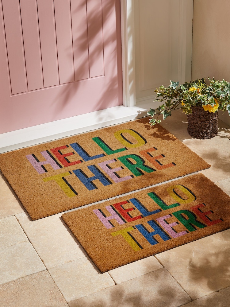 Multi Hello There Doormat - Image 2 of 4