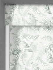 Sage Green Fern Leaf Made to Measure Blackout Roller Blind - Image 4 of 6